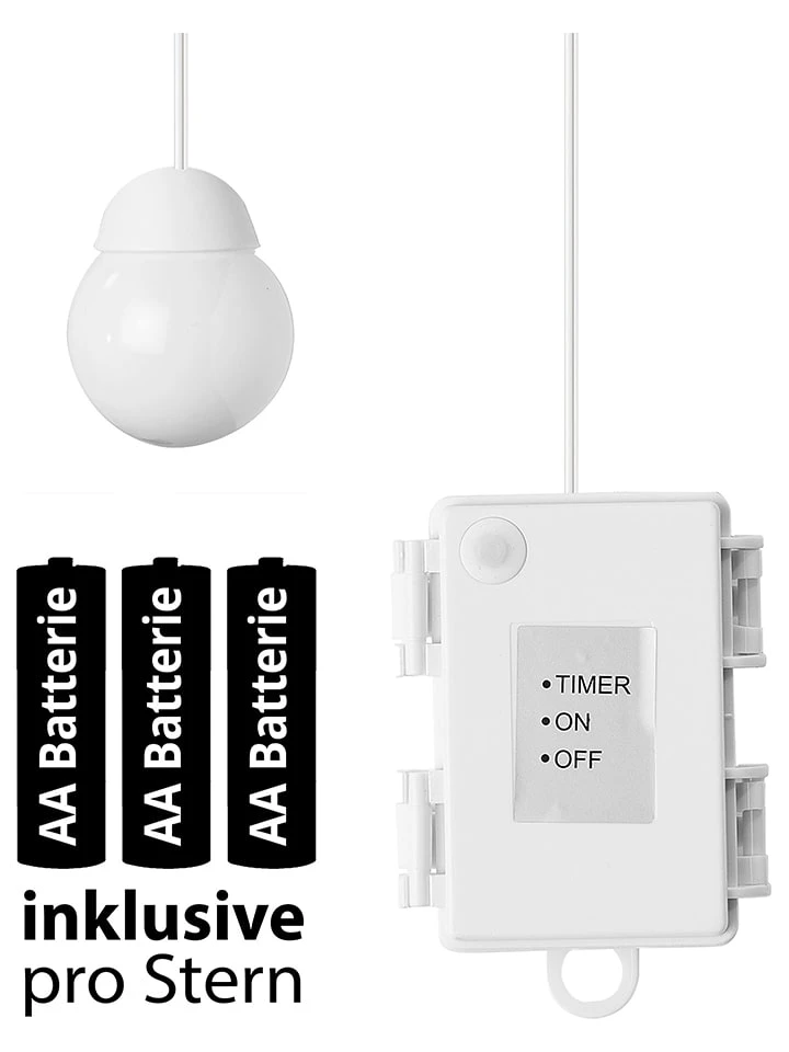 2er-Set: LED-Dekoleuchten In Grau/ Gelb - Ø 27 Cm – Bild 2