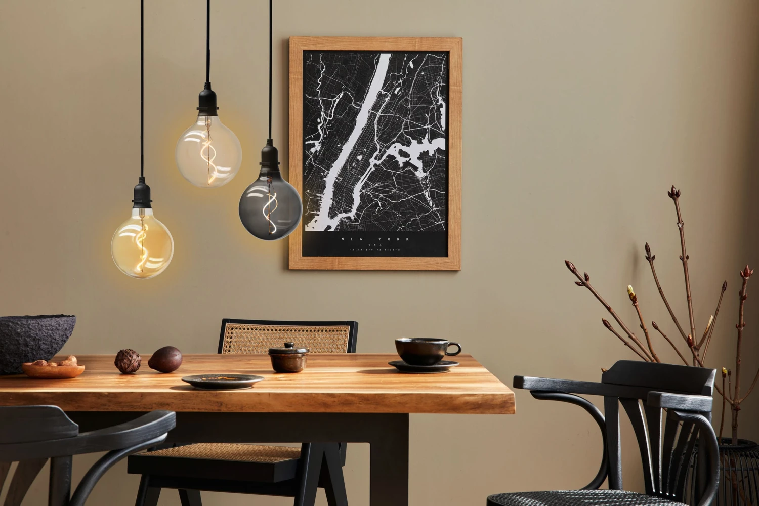 3er Set Designleuchte Glow Mit Netzstecker G In Smoky, Klar, Gold – Bild 4