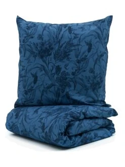 Perkal-Bettwäsche-Set In Blau