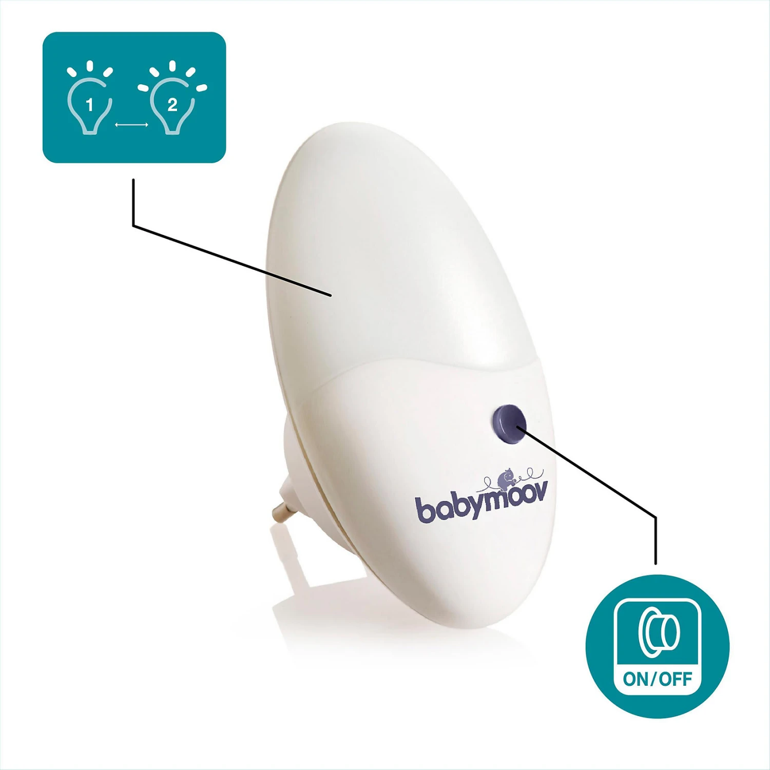 BabyMoov Nachtlicht Plug'light – Bild 6