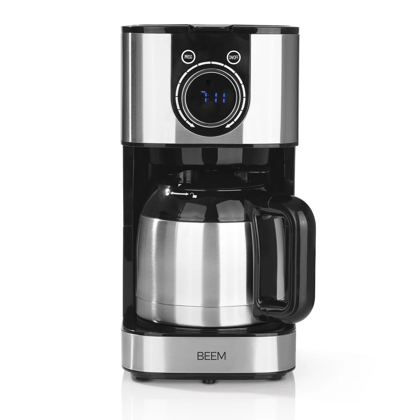 Filterkaffeemaschine "FRESH-AROMA-SWITCH" In Edelstahl / Schwarz