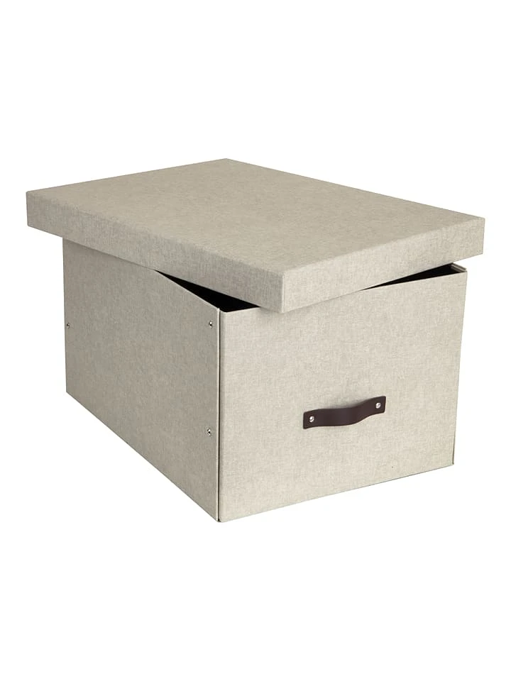 Aufbewahrungsbox "Tora" In Beige - (B)38 X (H)28,5 X (T)50,5 Cm – Bild 2