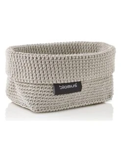 Blomus 2er-Set: Aufbewahrungskörbe "Tela" In Taupe - (B)15 X (H)10 X (T)9 Cm