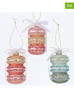 12er-Set: Weihnachtsanhänger "Cessie" In Bunt - (H)9 Cm