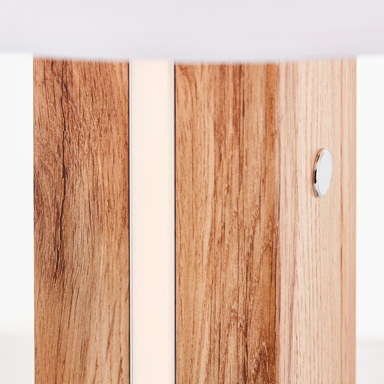 BRILLIANT Tischleuchte Magnus ⌀ 35 Cm In Holz Hell/weiß – Bild 2