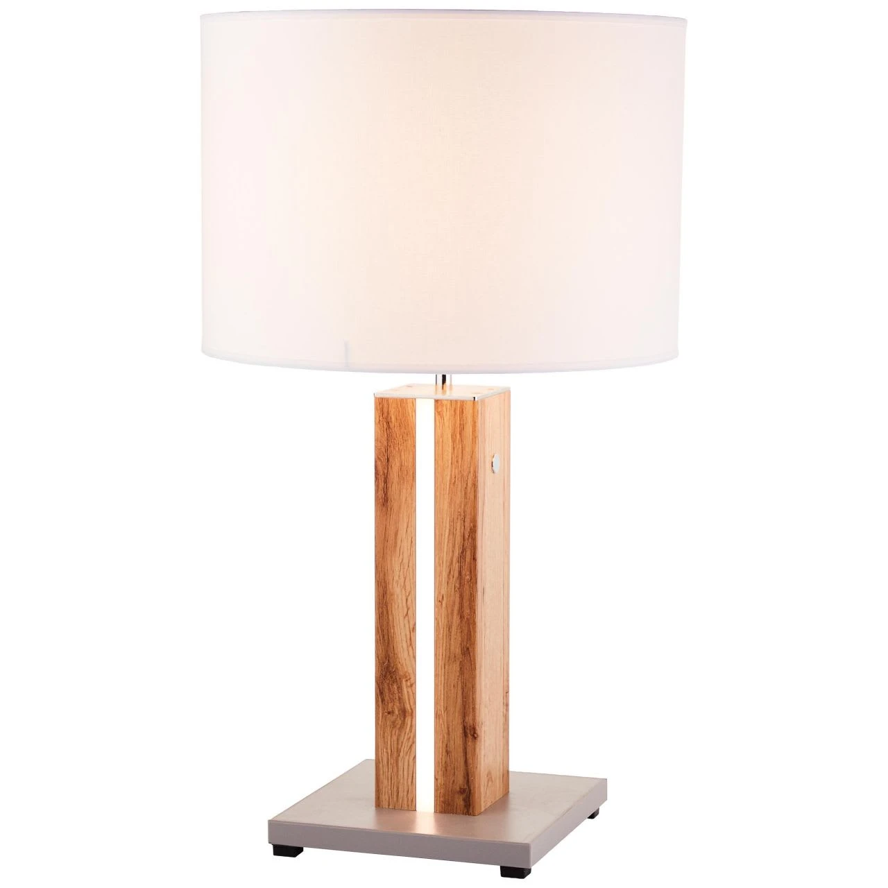 BRILLIANT Tischleuchte Magnus ⌀ 35 Cm In Holz Hell/weiß – Bild 5