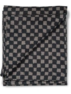 ByOn Tischdecke "Checki" In Schwarz - (L)250 X (B)150 Cm