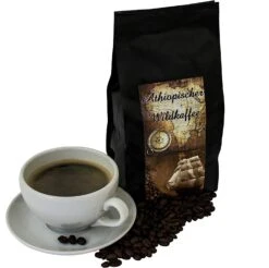 Wildkaffee Aus Äthiopien - 500 G Ganze Bohnen