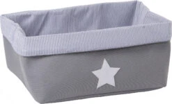 Childhome Korb Canvas, Grau, 40x30x20 Cm
