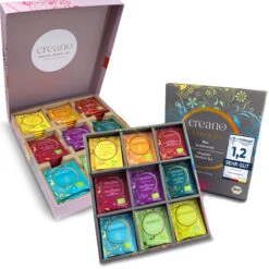 Set 45er + 27er BIO GESCHENK-BOX "Kräuter-Früchte -TEE" Teebeutel In 9 Sorten