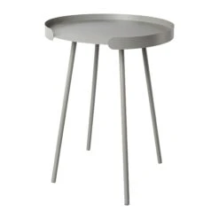 Beistelltisch Aus Metall In Grau
