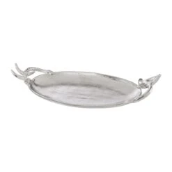 Deko-Schale Aus Aluminium In Silber