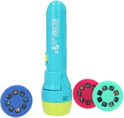 Depesche Monster Cars Taschenlampe SPACEFUN, Inkl. 3 Projektionsscheiben