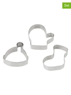 Dr. Oetker 3er-Set: Edelstahl-Ausstecher "Winter-Outfit"