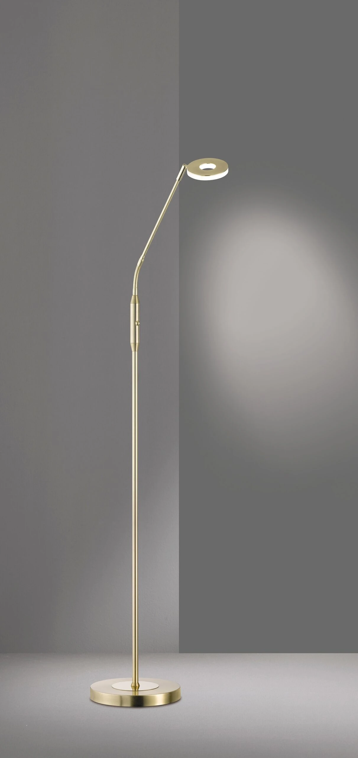 LED-Stehleuchte Dent In Messingfarben/messingfarben Poliert - (H)150 X (D)23cm – Bild 3