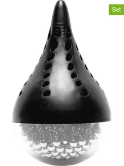 2er-Set: Reinigungsperlen In Schwarz/ Silber