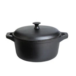 Schmortopf Gusseisen In Schwarz - 24cm