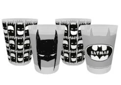Trinkbecher Batman Kids 4er Set In Schwarz - 300ml