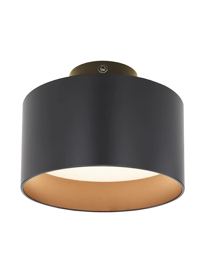 LED-Deckenleuchte "Jenny" In Schwarz - (H)10,5 X Ø 14 Cm