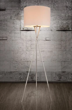 Stehleuchte "GUSTAV" In Silver