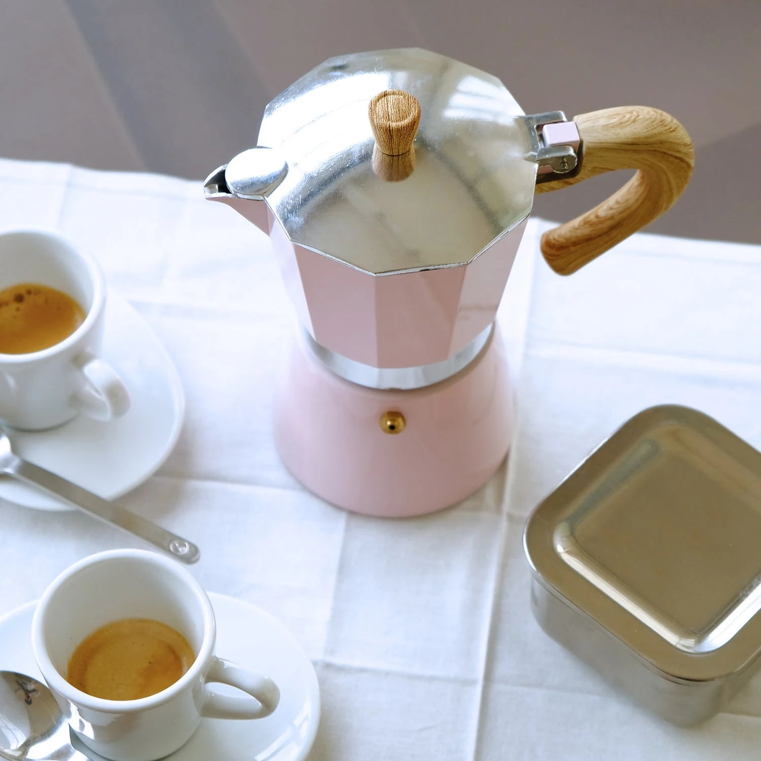 Venezia - Espressokocher In Rosa - 6 Tassen – Bild 4