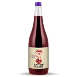 3 X 1 Liter Granatapfel Direktsaft Aus Kernpressung