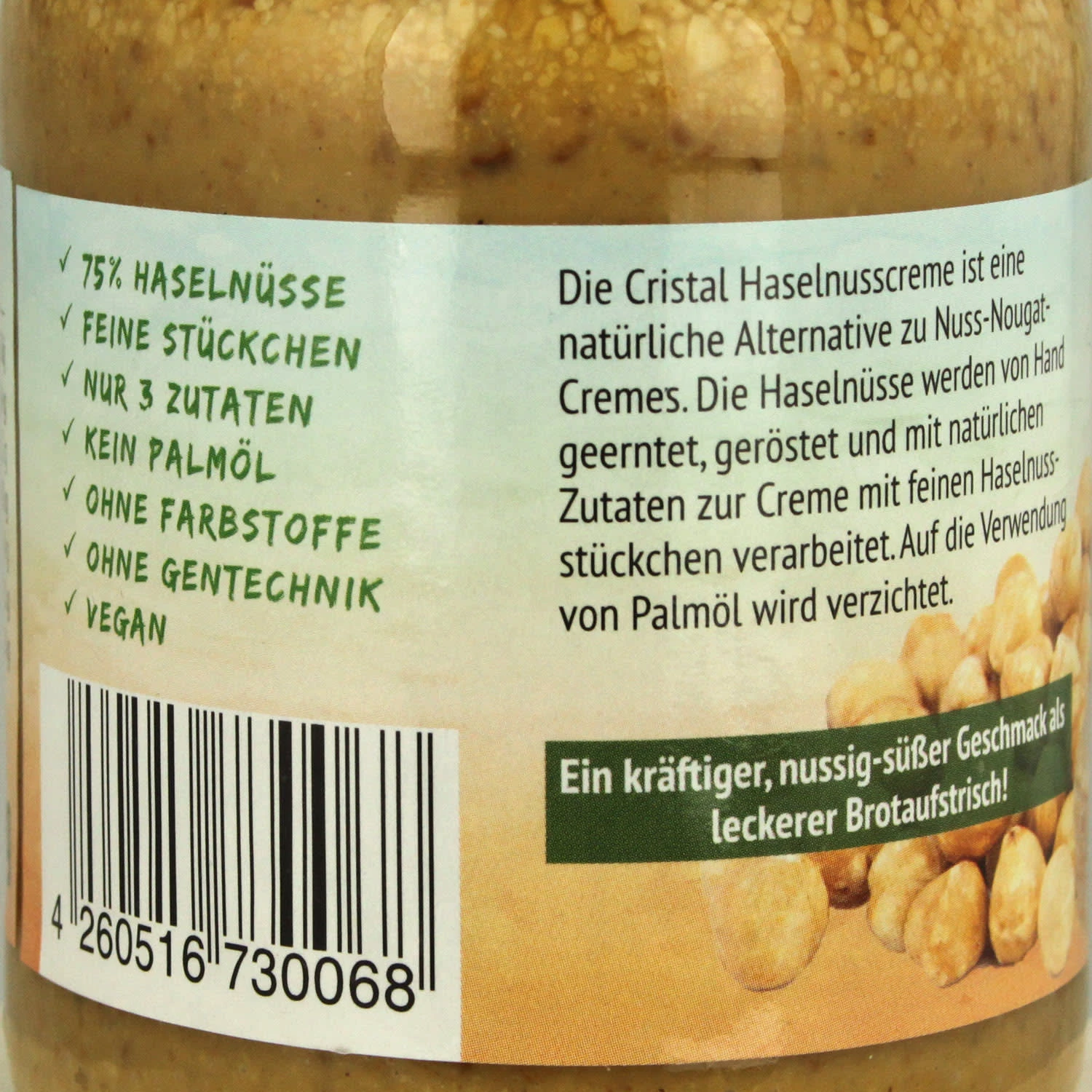 300g Premium Haselnusscreme Von Cristal – Bild 4
