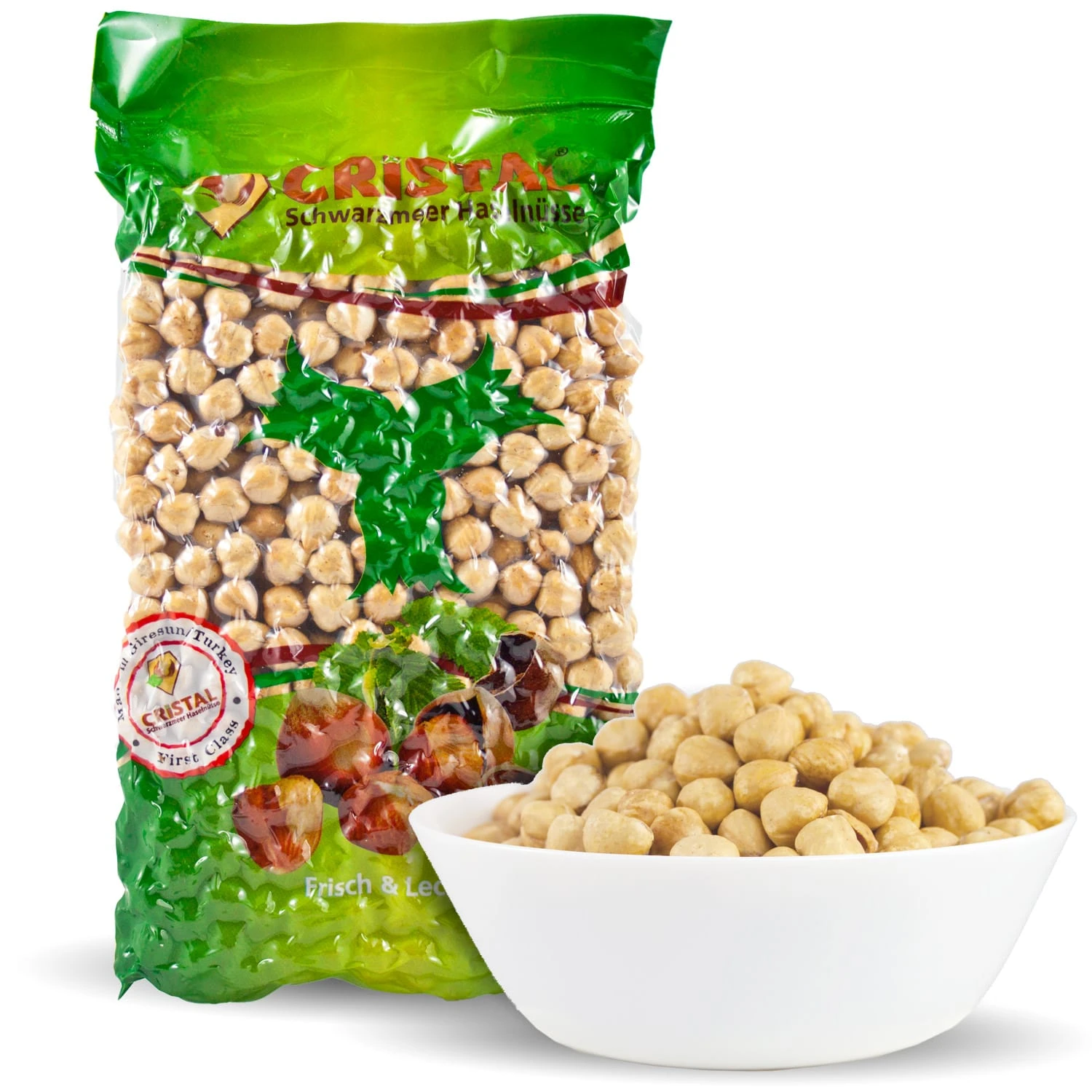 600g Geröstete Premium Haselnüsse Von Cristal – Bild 2