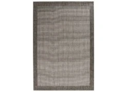 Flachgewebe Teppich Simple Grau