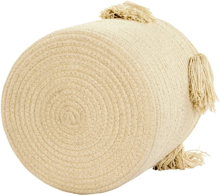 Korb "Pom-Pom" In Gelb - 22x21x21 Cm – Bild 3