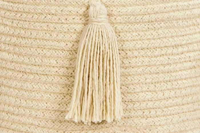 Korb "Pom-Pom" In Gelb - 22x21x21 Cm – Bild 5