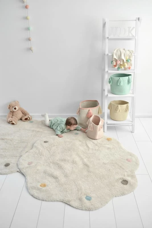 Korb "Pom-Pom" In Gelb - 22x21x21 Cm – Bild 7