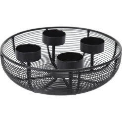 Teelichthalter In Schwarz