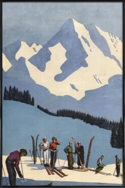 Poster In Kunststoffrahmen "High Jinks" In Braun & Grün