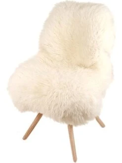 Dekorationslammfell In Creme