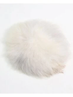 Lammfell-Sitzauflage In Creme