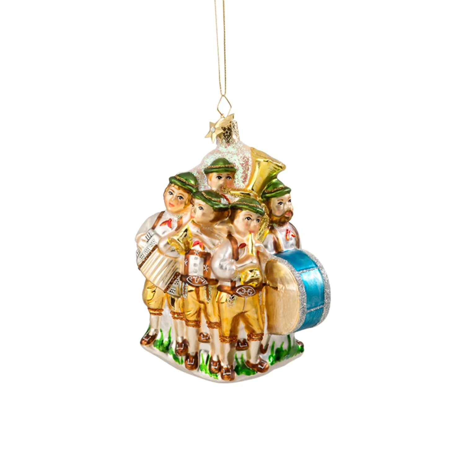 Baumschmuck Glas Trachtenkapelle In Bunt