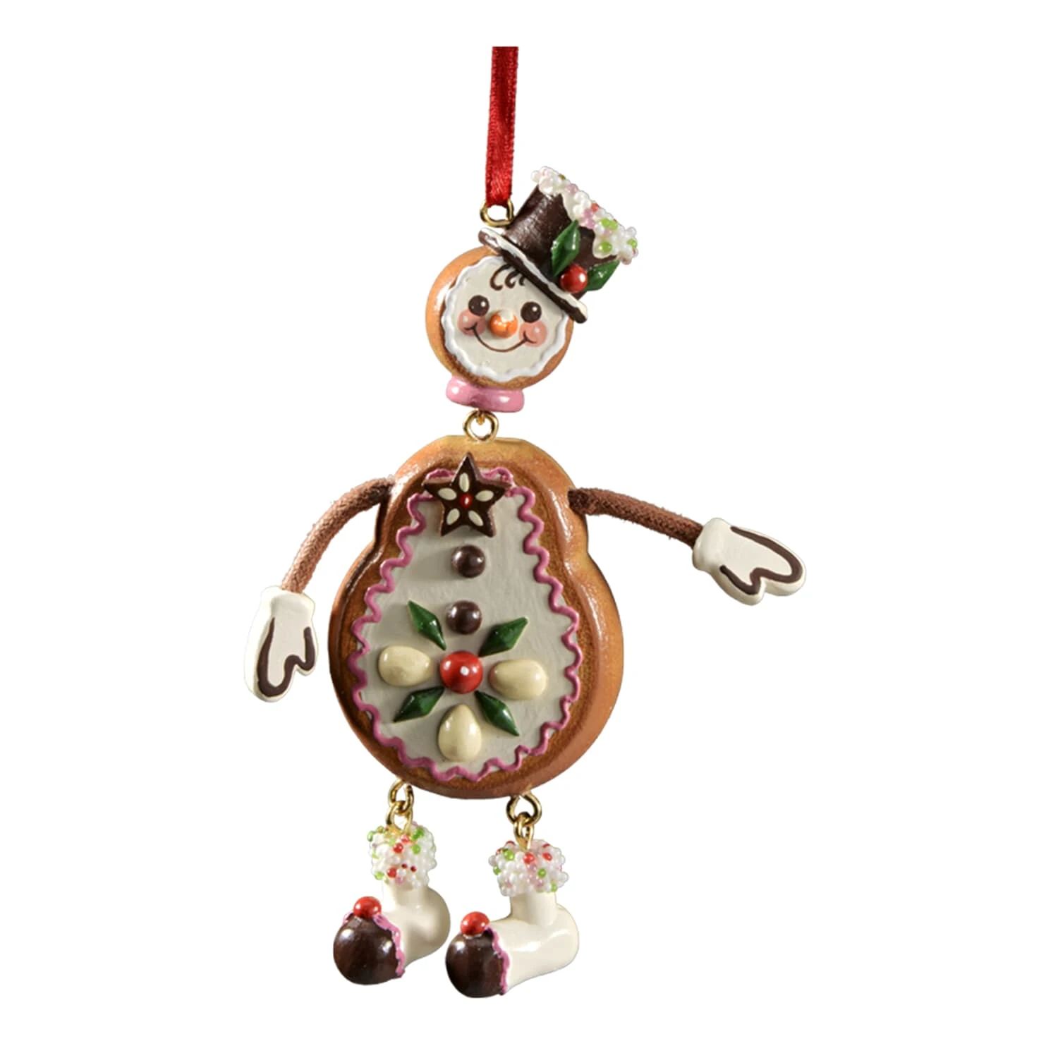 Baumschmuck Lebkuchenschneemann In Bunt