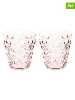 Koziol 4er-Set: Gläser "Crystal S" In Rosa