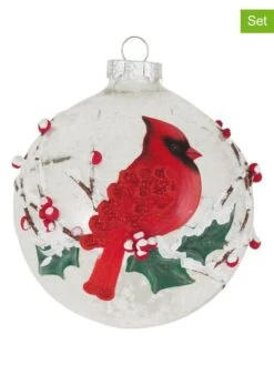 Christbaumkugel In Weiß - Ø 10 Cm