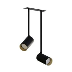 Deckenlampe In Schwarz Gold