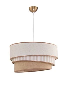 Pendelleuchte In Gold Beige