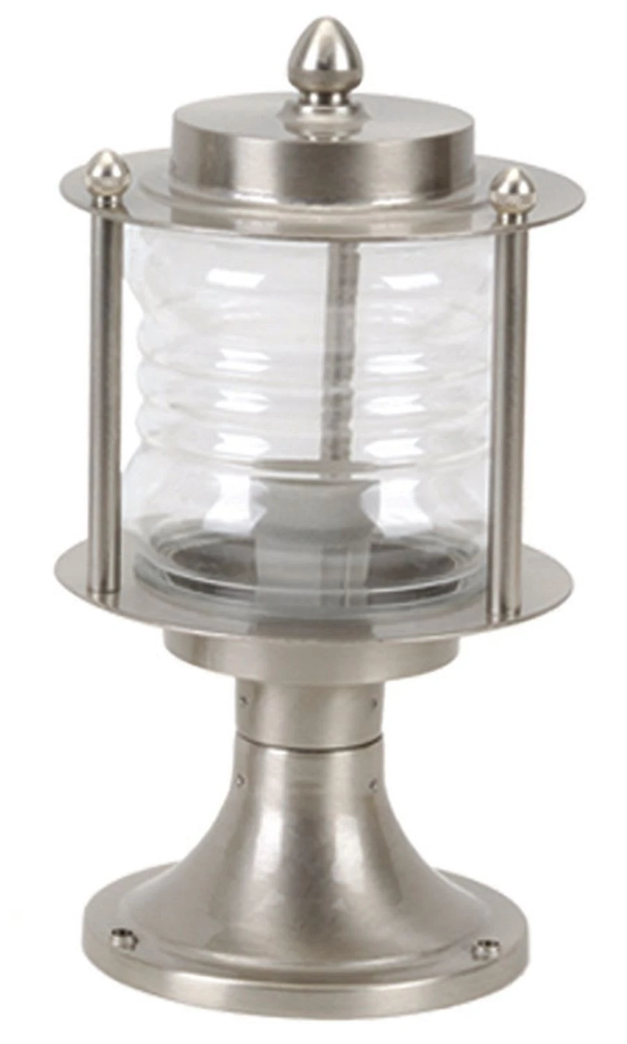 Wegeleuchte In Nickel Matt Klar/Transparent