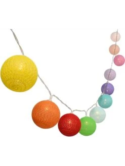 LED-Solar-Lichtergirlande "Mimy" In Bunt - (L)235 Cm