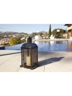 LED-Solarleuchte "Oasis" In Schwarz - (H)35 Cm