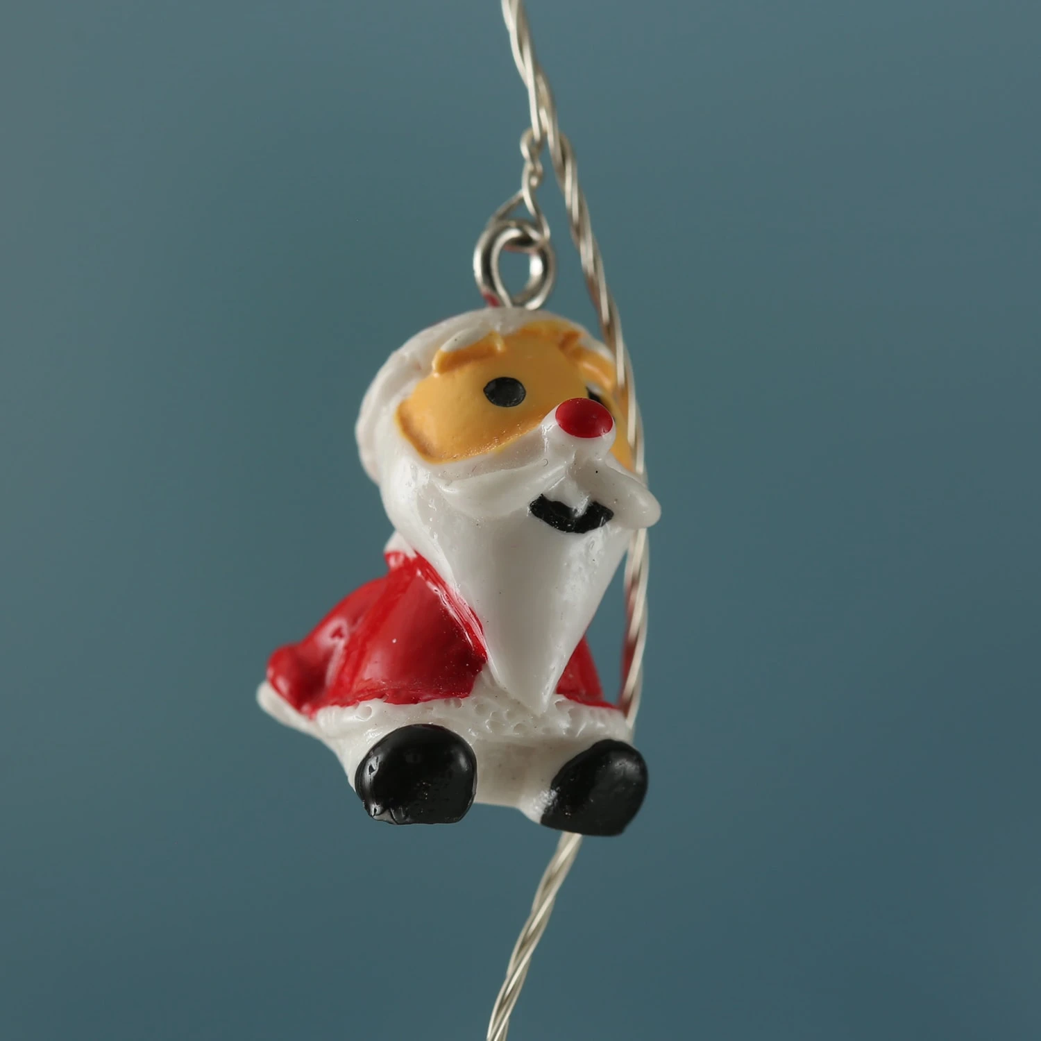 LED Deko Lichterkette Nikolaus 20LED Mit Timer L: 1,9m In Rot, Weiß – Bild 3