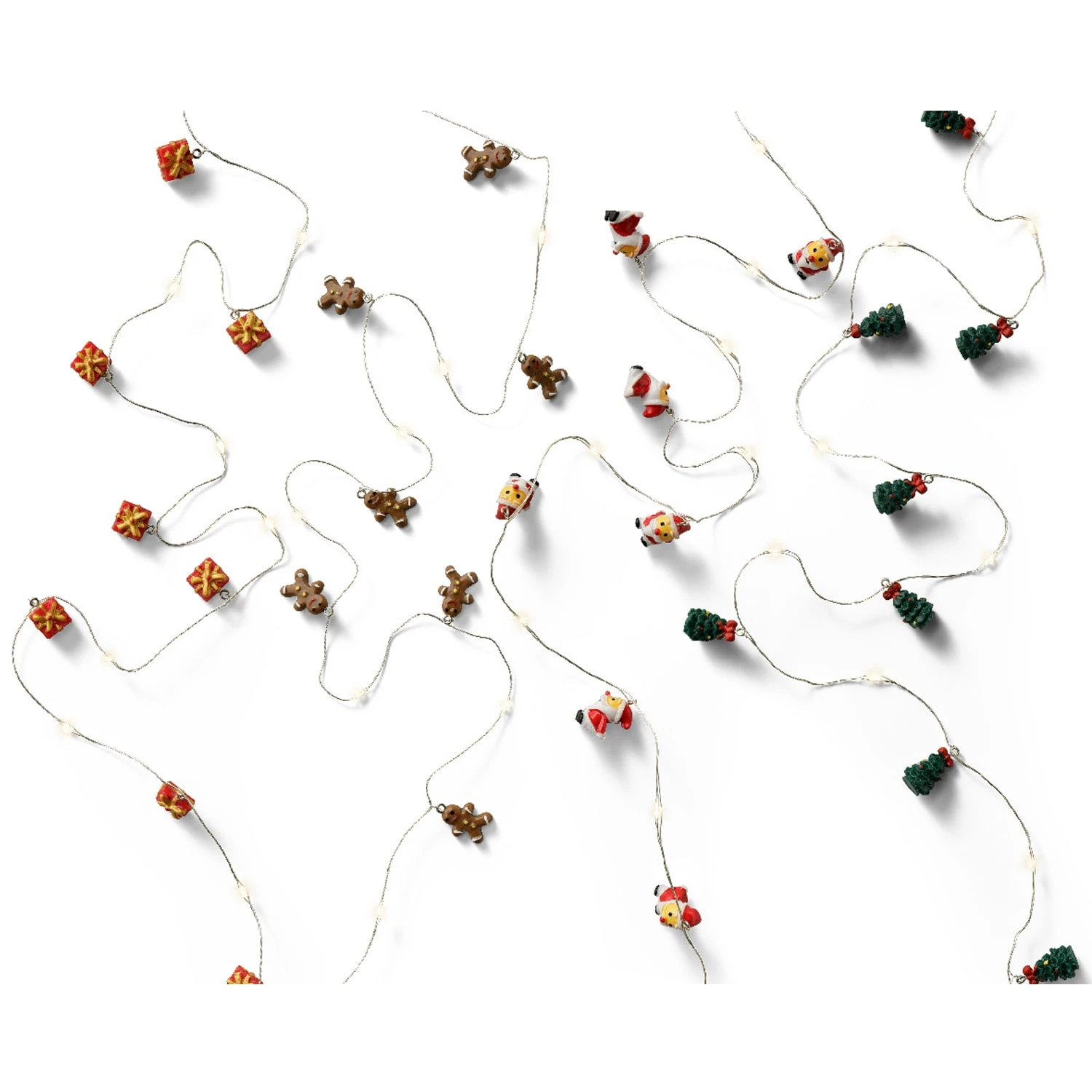 LED Deko Lichterkette Nikolaus 20LED Mit Timer L: 1,9m In Rot, Weiß – Bild 4