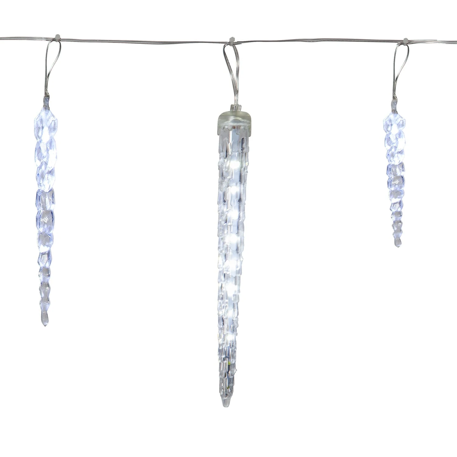 LED Lichterkette 24 Eiszapfen Für Außen L: 7m In Transparent – Bild 4