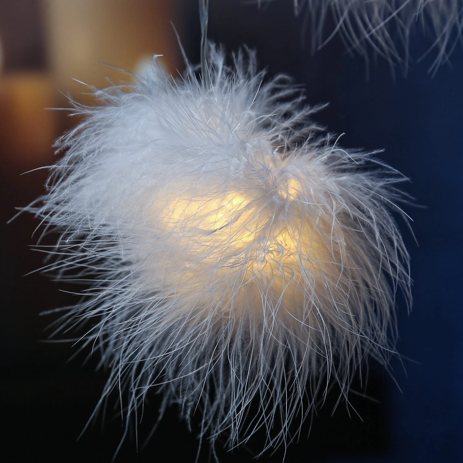 LED Lichterkette Schneebälle Beleuchtet L: 10m In Weiß – Bild 3