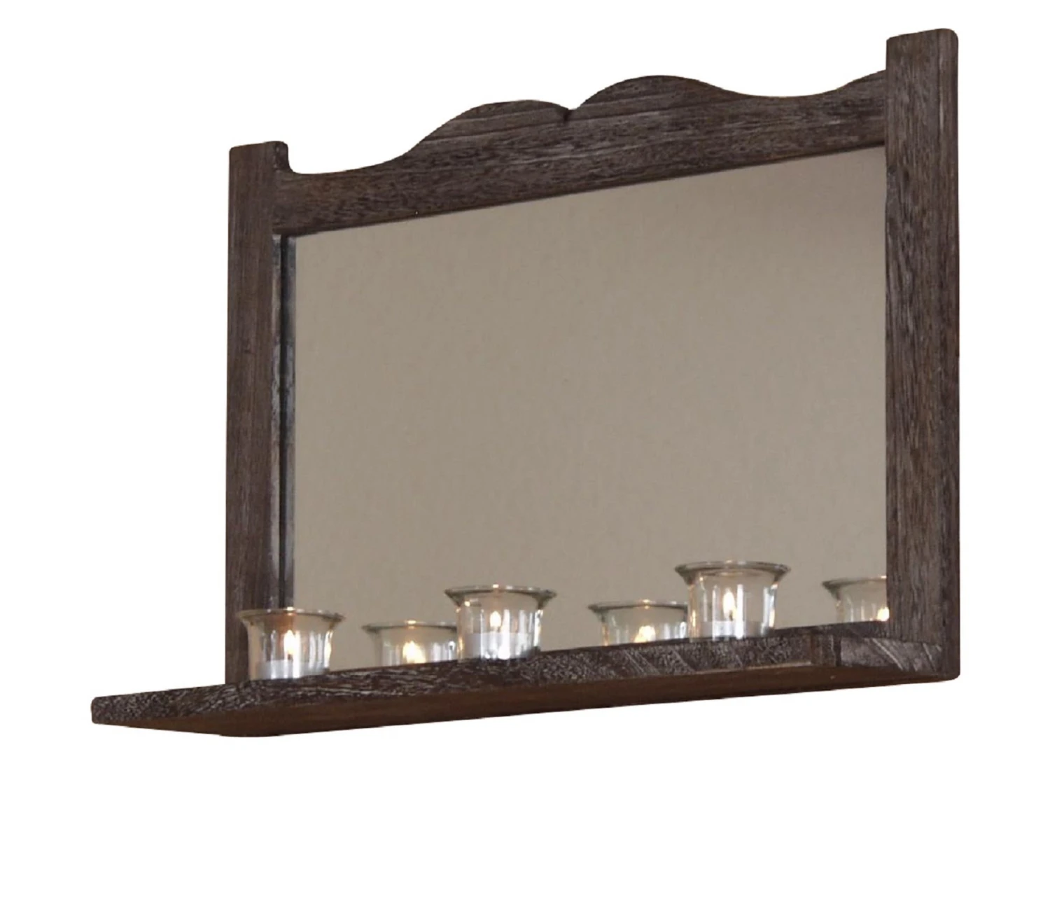 Spiegel Mit Ablage Spiegel In Used-look Braun